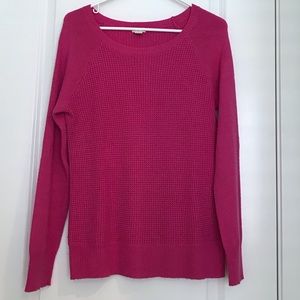 JCrew sweater - bright pink